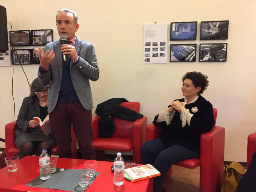 Marco Orsi e Francesca Cencetti all'inaugurazione della scuola BdiBetto